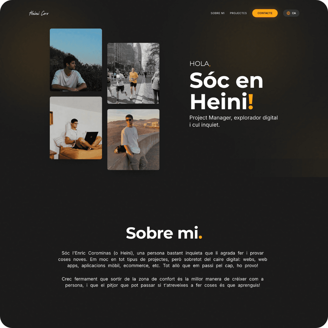 Exemple de web creada per Kodia